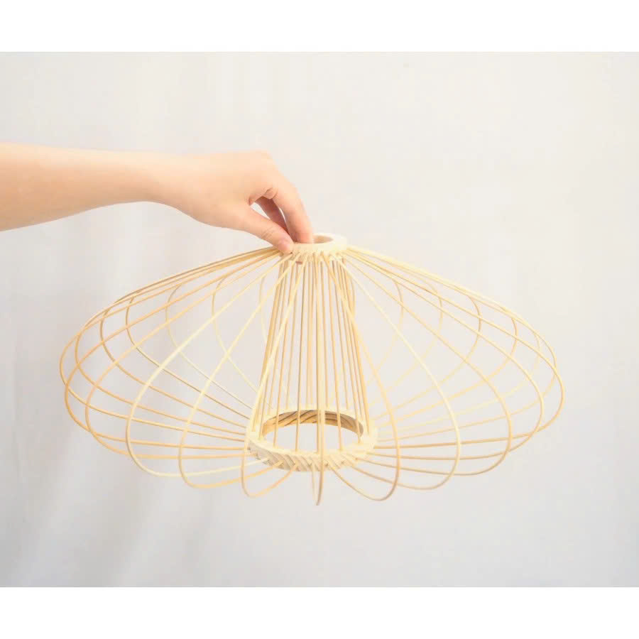 Đèn Mây Tre Gỗ Thả Trần Mũ Nấm Trang Trí Dùng Để Decor Nhà Hàng Quán Cafe Homestay Cực Chất. - Ảnh 2