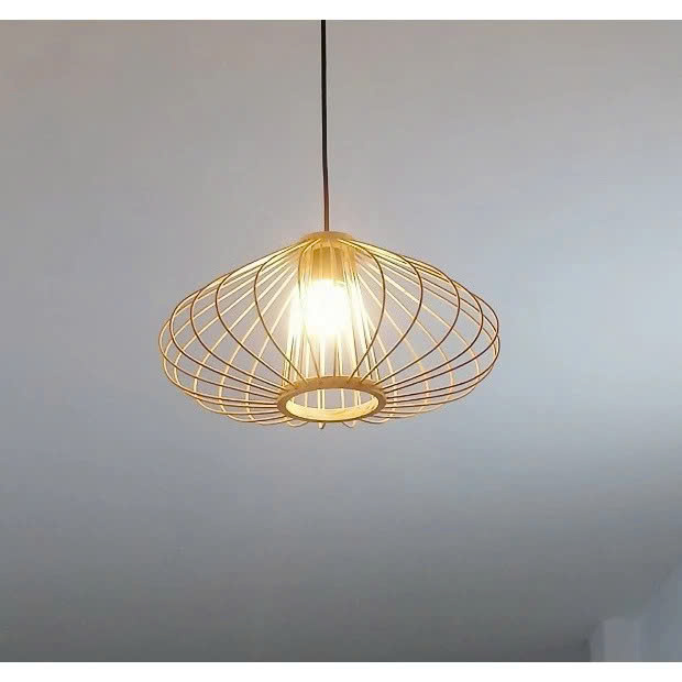 Đèn Mây Tre Gỗ Thả Trần Mũ Nấm Trang Trí Dùng Để Decor Nhà Hàng Quán Cafe Homestay Cực Chất. - Ảnh 3