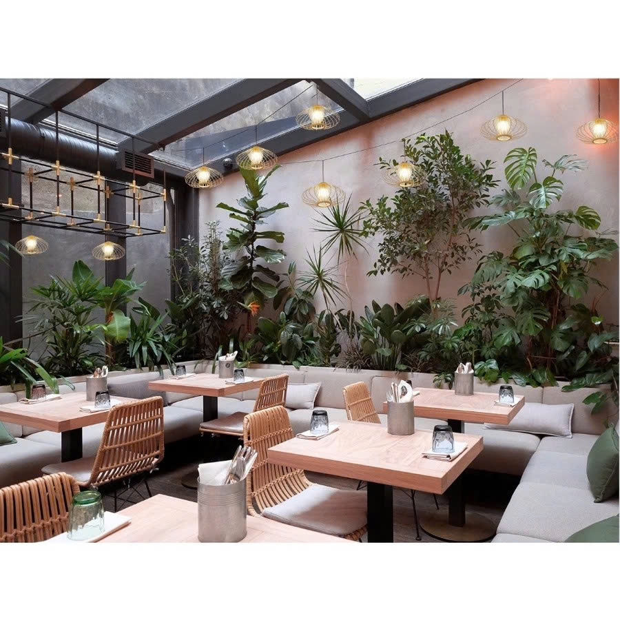 Đèn Mây Tre Gỗ Thả Trần Mũ Nấm Trang Trí Dùng Để Decor Nhà Hàng Quán Cafe Homestay Cực Chất. - Ảnh 5