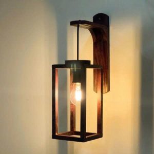 Đèn Gỗ Treo Tường Chữ Nhật (Sơn Màu) Decor Phòng Ngủ, Homestay, Coffee Shop (Sao chép)